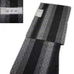 新品 正絹 紬 反物 雅生織 今昔紬 初代 市三郎 格子 189