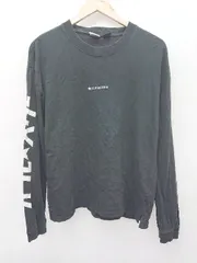 ◇ converse コンバース ロゴ 長袖 Tシャツ カットソー サイズＭ ブラック メンズ P  【1406180041519】