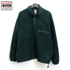 90s vintage L.L.Bean ハーフジップ フリースジャケット メンズ XLサイズ相当 ビッグサイズ オーバーサイズ