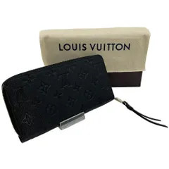 Louis Vuitton ルイヴィトン 長財布 モノグラム アンプラント ジッピーウォレット ラウンドファスナー M61864 ブラック
