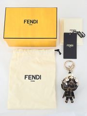 FENDI フェンディ スタッズ ズッカ スペースモンキー バッグチャーム キーホルダー