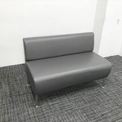 okamura オカムラ MB42AB-FJX1 ロビーソファ 2台グレー - メルカリ