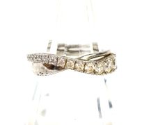 スワロフスキー SWAROVSKI クリスタル ツイスト リング 指輪 スワロフスキー SWAROVSKI クリスタル ツイスト リング 指輪