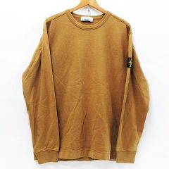 STONE ISLAND ストーンアイランド HEAVYWEIGHT CREW ヘビーウエイトクルーネック サンドベージュ メンズ L 20AW 731564450 ★2815 M00001-0428②