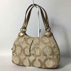 2505-186｜美品｜コーチ オプアート ハンドバッグ ダーク