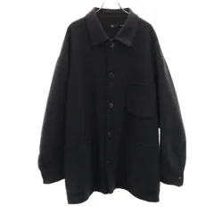 美品 UNIQLO +J ユニクロ プラスジェイ ウールブレンド オーバーサイズ シャツジャケット XL ダークグレー メンズ 古着