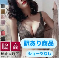【訳あり品で超お買い得】【ショーツなし】7カラー展開 レース ブラジャー ショーツセット 大きいサイズ 盛れる 寄せる セクシー 下着 レディース シームレスブラ+ショーツセット ブラジャー ショーツ 補正下着 寄せ上げ 【送料無料】