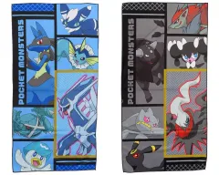 【中古】タオル・手ぬぐい 全2種セット プレミアムバスタオル カラーコレクション ～ブルー＆ブラック～ 「ポケットモンスター」