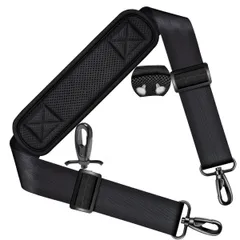【在庫処分】[ZINZ] 147CM ナイロン ショルダーベルト ショルダーストラップ 超耐久性 肩掛けひも - ショルダーバッグ・PC バッグ・カメラケース・ビジネスバッグ・スポーツバッグ・ツールキット・ギターバッグ など，黒