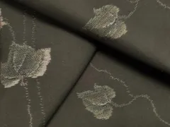 平和屋着物●本場大島紬　9マルキ　地空き　蔦の葉間道　正絹　逸品　DAAS2337tw