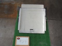 ①【おかもち•出前箱】 アルミ製4段収納ボックス 木製ハンドル付き