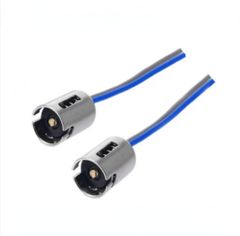 電源変換ハーネス■車両側オス：配線むき出し＋電球側メス：BA15S(G18.S25 180°)シングル■オーダー可能！