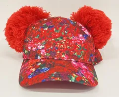 ディズニー×蜷川実花　イマジニングザマジック ミッキーポンポン付きキャップ