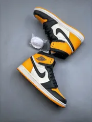 ナイキ スニーカー Air Jordan 1 High OG Yellow Toe AJ1 メンズ レディース-WTO輸入3