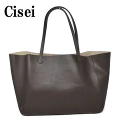 シセイ Cisei 1141 MF T MORO ミニフォーカス トートバッグ Lサイズ ハンドバッグ カーフ レザー チセイ メンズ レディース モロ ダークブラウンのサムネイル