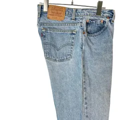 Levi'sリーバイス550テーパードデニムパンツウォッシュドデニム水色ライトブルーオレンジタブrelaxedfitリラックスフィットTAPEREDLEGヴィンテージvintage40531