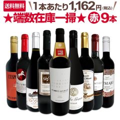 端数在庫一掃★赤ワイン9本セット!!