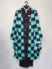 コスプレ衣装 鬼滅の刃／竈門炭治郎（Lサイズ）【ウィッグ付き】