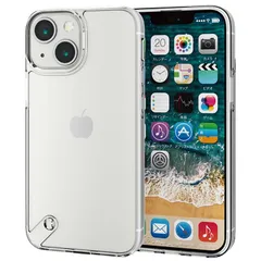 エレコム iPhone13 mini ケース カバー ハイブリッドケース ストラップホール付 クリア ELECOM  【普通郵便にて5営業日以内発送】
