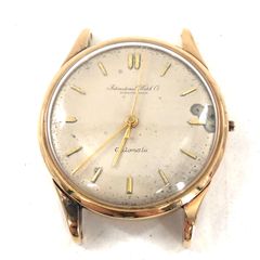IWC インターナショナルウォッチカンパニー シャフハウゼン 750 本体のみ AT ゴールド文字盤 稼動【OE-829】