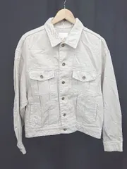 ◇ ⊇ rienda リエンダ オーバーサイズ カラーデニム 長袖 ジャケット サイズF ライトベージュ系 レディース E  【1506110005328】