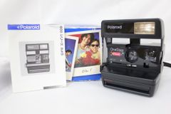 【返品保証】 【元箱付き】ポラロイド Polaroid OneStep Flash ポラロイドカメラ  M6310