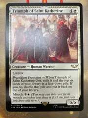 MTG 聖カトリーヌの凱旋  英語版 四枚セット 2025年最新】聖カトリーヌの凱旋の人気アイテム - メルカリ