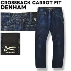 未使用級 日本製限定 デンハム CROSSBACK W36 320本限定 濃紺