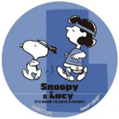 【中古】バッジ・ビンズ 4.スヌーピー＆ルーシー 「PEANUTS(SNOOPY) PACHITバッジコレクション」