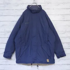 Columbia コロンビア RIVER LODGE リバーロッジ 刺繍ロゴ 中綿 Wジップ ナイロンジャケット マウンテンパーカー マンパ MEN'S メンズ XL ネイビー 紺 20202585