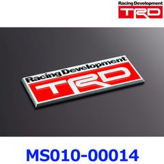 新品未使用 TRD EMBLEM エンブレム Bタイプ カラー MS010-00014 アルミニウム ゆうパケ配送