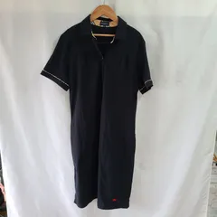 未使用級/ LLサイズ ♡ バーバリー ゴルフウェア ワンピース ポロシャツ 黒 未使用級/ LLサイズ ♡ バーバリー ゴルフウェア ワンピース