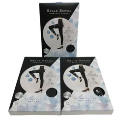 未開封 BELLE SERIES ベルミス リブ着圧レギンス クールタイプ XXL 3点セット