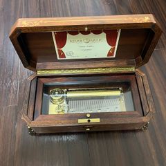 REUGE リュージュ72弁3曲 ドルフィン脚 ガラスケース 高級オルゴール
