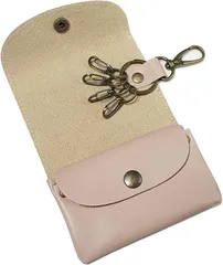 本革幸房 キーケース メンズ レザーソムリエ監修／整理収納アドバイザー監修 キーホルダー 小銭入れ レディース ベビーピンク( (9)ベビーピンク)