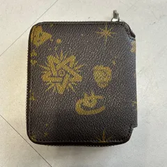 UNDERCOVER スタッズ装飾 二つ折り財布 ダークブラウン UNDERCOVER スタッズ装飾 二つ折り財布 ダークブラウン Kapon 二