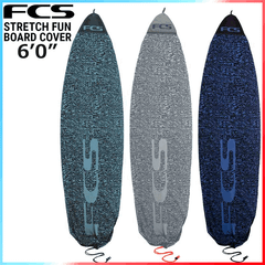 FCS ストレッチカバー STRETCH COVER FUNBOARD 6'0 / エフシーエス サーフボード サーフィン ショート ニットケース