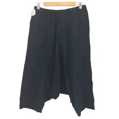 ヨウジヤマモトプールオム 16SS シワ加工サルエルパンツ BLK/2 ヨウジヤマモトプールオム 16SS シワ加工サルエルパンツ BLK/2