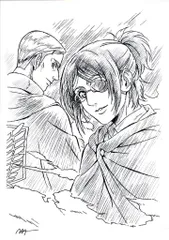 劇場版 進撃の巨人 完結編 THE LAST ATTACK 来場者特典 MAPPA ビジュアルカード(ハンジ&エルヴィン) 8・9週目