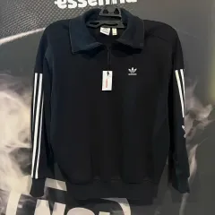 adidas アディダス　デサント　激レア　美品　ハーフジップ　古着　XL 90s デサント製 adidas ヴィンテージ ハーフジップ サイズ O-XO