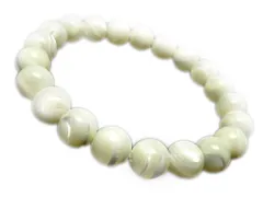 マザーオブパール ブレスレット 8mm パワーストーン ブレスレット レディース 天然石 数珠 アクセサリー