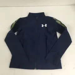 送料無料★UNDER ARMOUR アンダーアーマー★ジャージ トラックジャケット★YSM ヒートギア★ネイビー#60805sj44