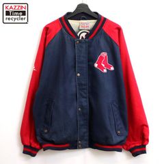 90s MLB vintage ボストン・レッドソックス コットン スタジャン メンズ 表記Mサイズ
