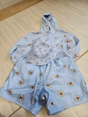 Nike(ナイキ） デイジー フラワーパターン セット (フーディー/ハーフパンツ/キャップ)