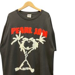 00s ビンテージ PEARL JAM プリント バンド Tシャツ XL ブラック 00年代 パールジャム ロックT バンT