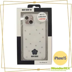 MARY QUANT ラインストーン ハイブリットケース クリア R23J030C iPhone15 未使用品