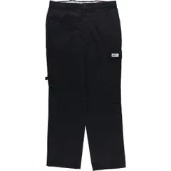 80s Dickies ディッキーズ チビタグ ブラック USA 実寸W37 BLACK］80's USA製 Dickies”ディッキーズ”874 チビタグ チノパン