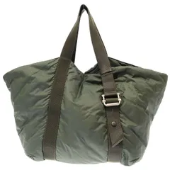 JIL SANDER ジルサンダー ナイロンパテッドラージトートバッグ  カーキのサムネイル