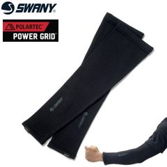 【新品】SWANY スワニー アームスリーブ TR-813 Polygiene Stretch Arm Sleeve ブラック ポリジンストレッチアームスリーブ アームカバー ストレッチフリース 抗菌防臭 裏地 微起毛 UV対策 紫外線対策 ランニング トレイ