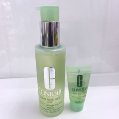 CLINIQUE クリニーク リキッド フェーシャル ソープ マイルド ジェル状洗顔料 2本セット 200ml / 30ml　公田店